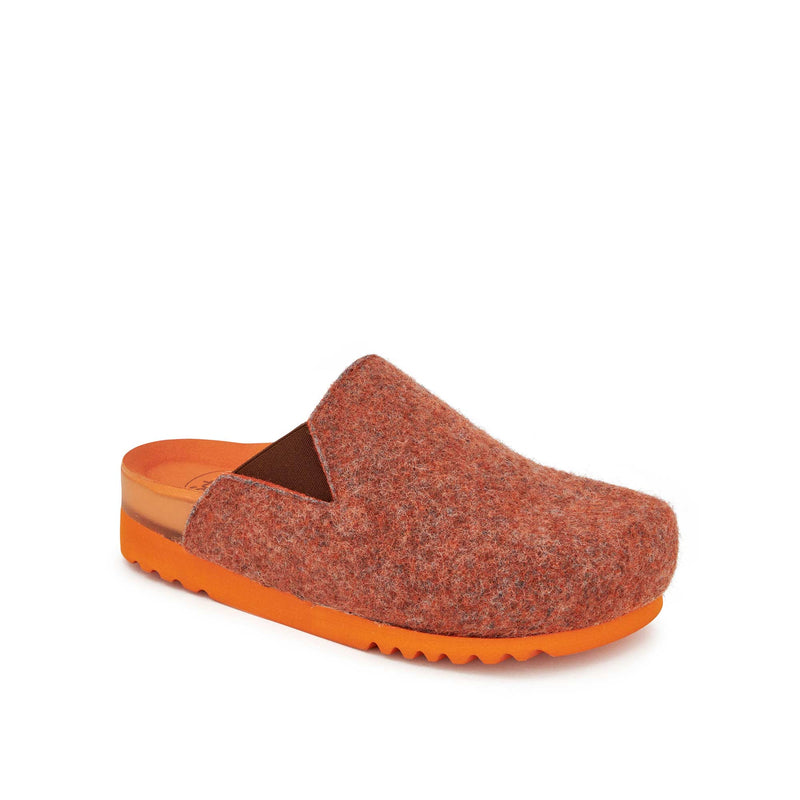 POPPY ELA - Recycled felt - Orange melange - 