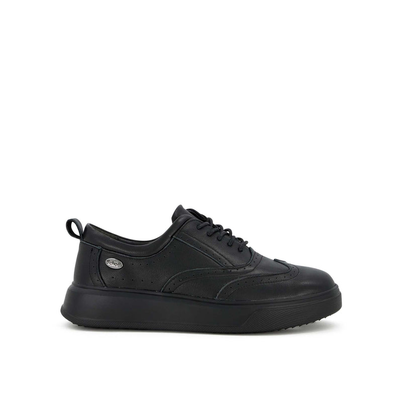 BROOKLYN BROGUE - Cuir - Le noir - 