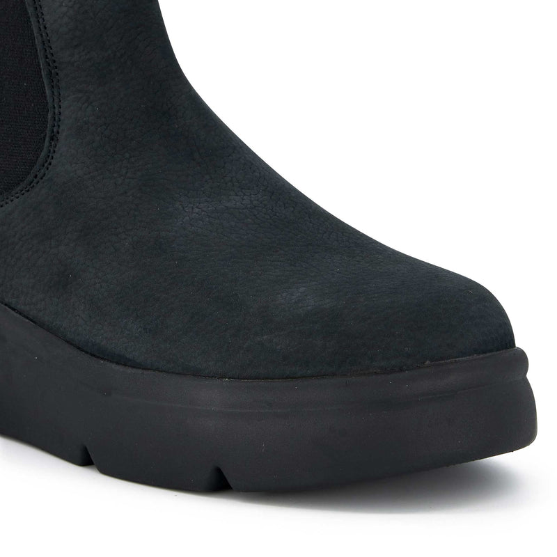 ZERMATT ELASTIC - Nubuck - Black - 