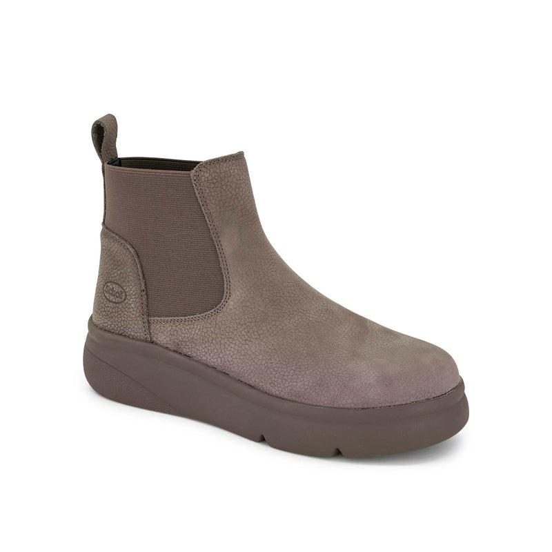 ZERMATT ELASTIC - Nubuck - Dark taupe - 