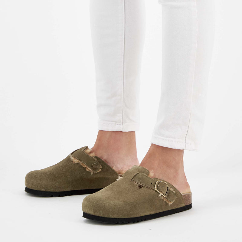 FAE NEW F - Suede - Khaki - 