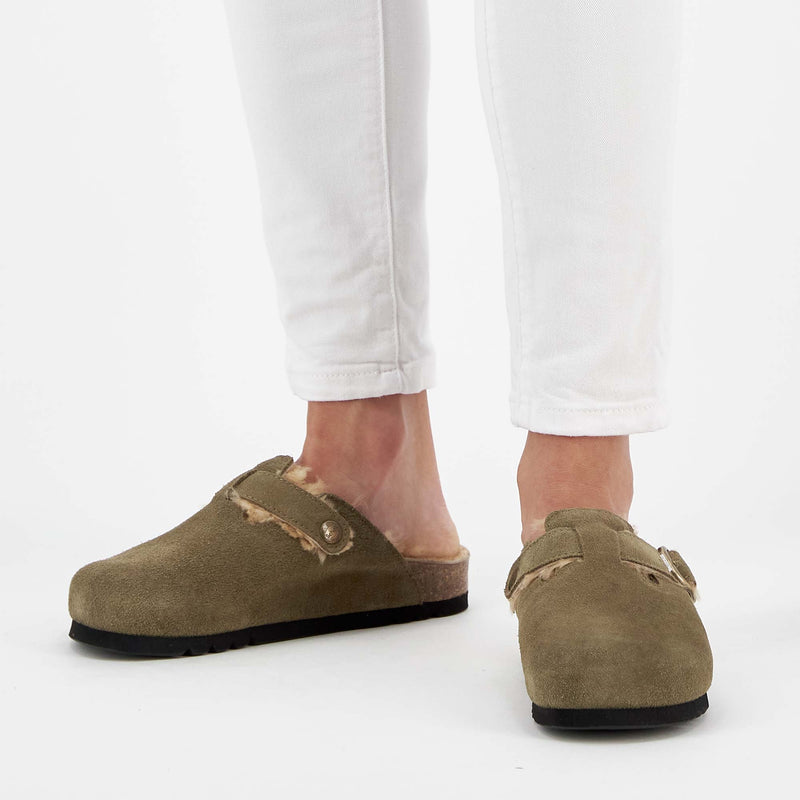 FAE NEW F - Suede - Khaki - 