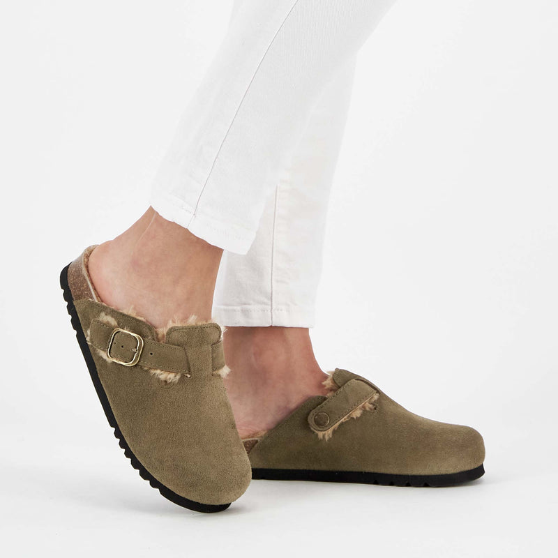 FAE NEW F - Suede - Khaki - 