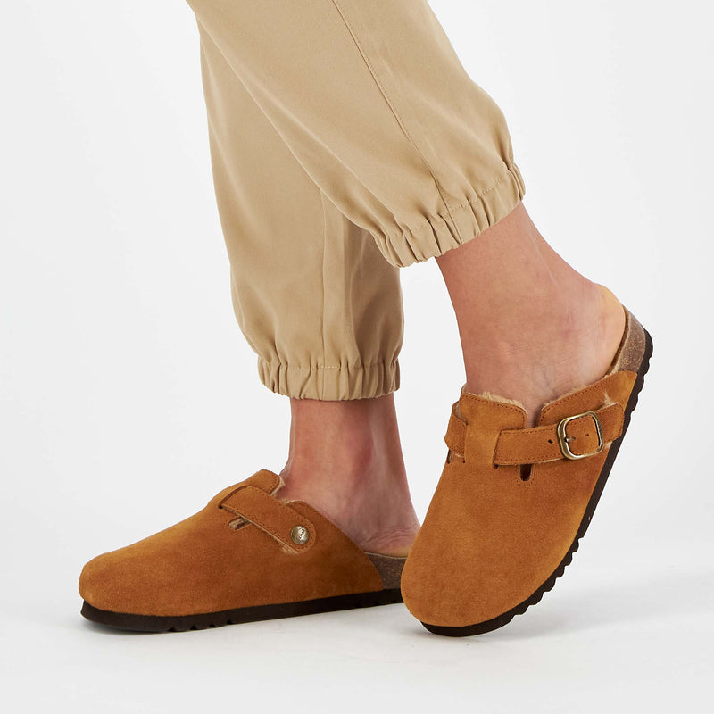 FAE NEW F - Suede - Cognac - 