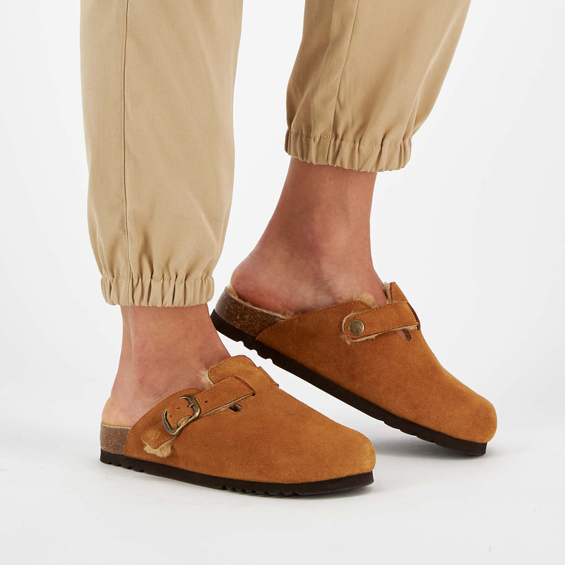 FAE NEW F - Suede - Cognac - 