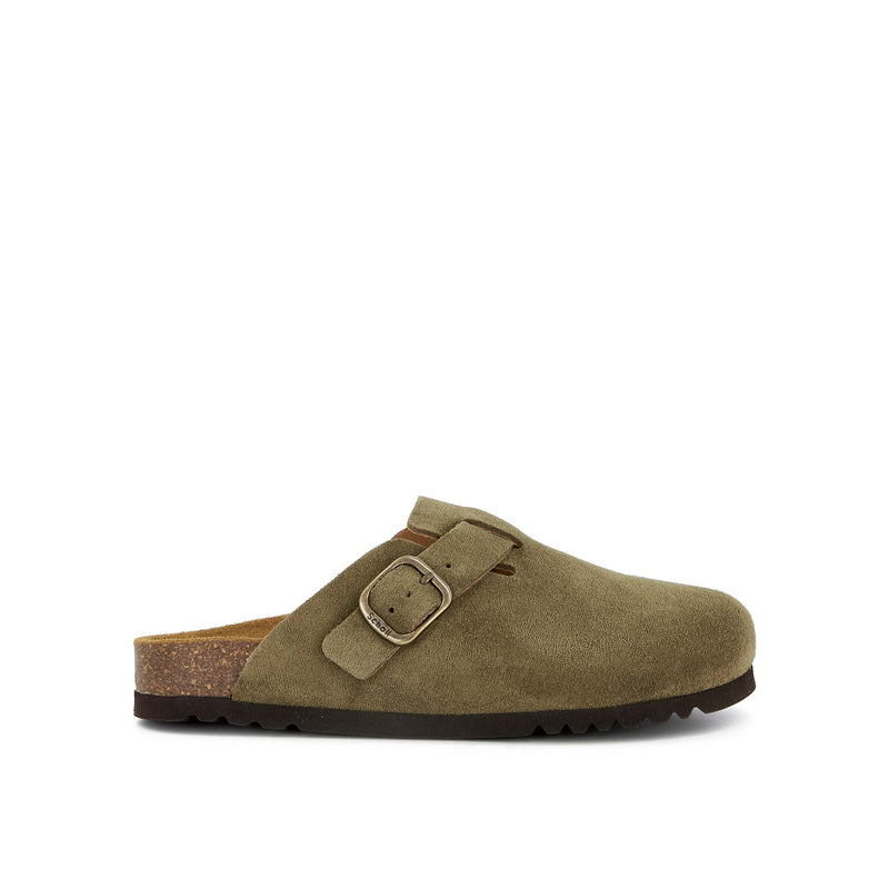 FAE NEW - Pelle scamosciata - Khaki - 