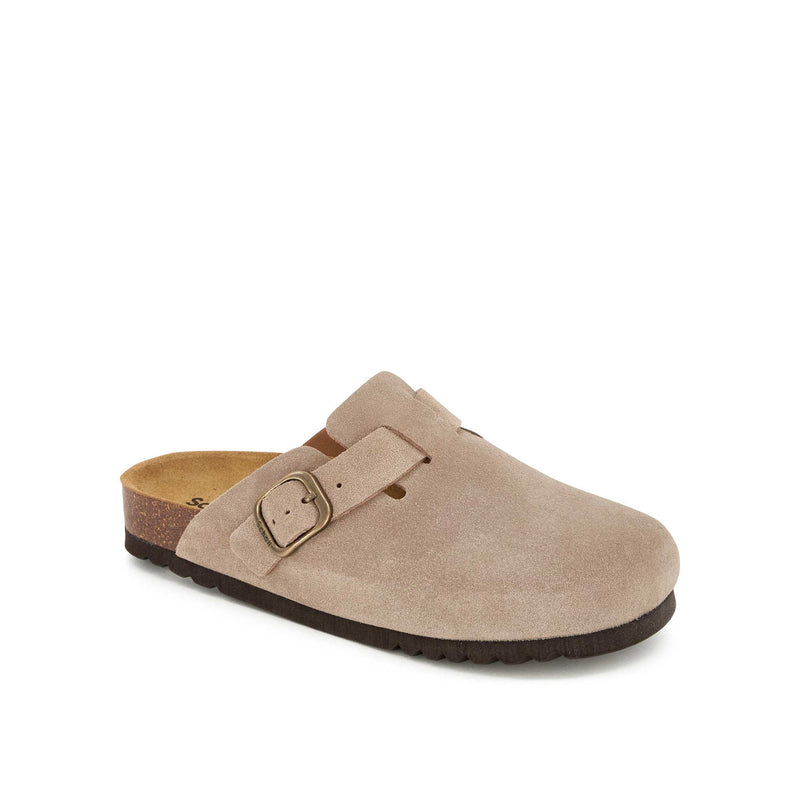 FAE NEW - Pelle scamosciata - Dark beige - 