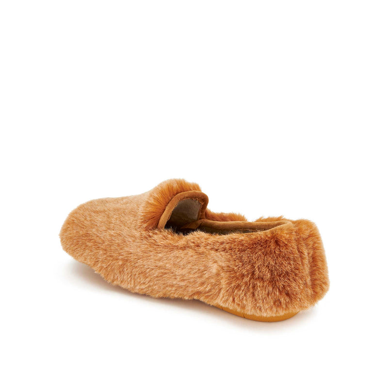 MADDY SHOE - Synthetic fur - Brown - Women