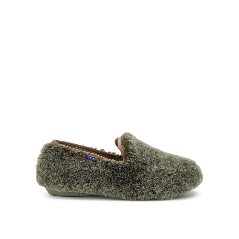 MADDY SHOE - Synthetic fur - Green - Women