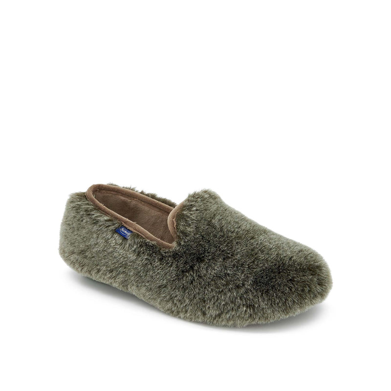 MADDY SHOE - Synthetic fur - Green - Women