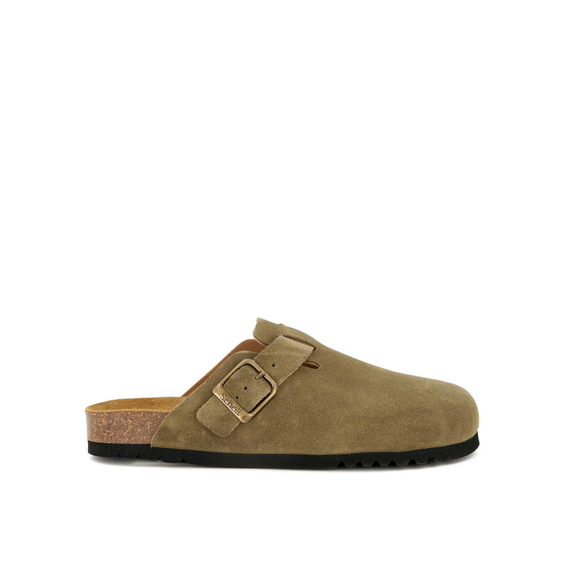 OLIVIER NEW - Pelle scamosciata - Khaki - 