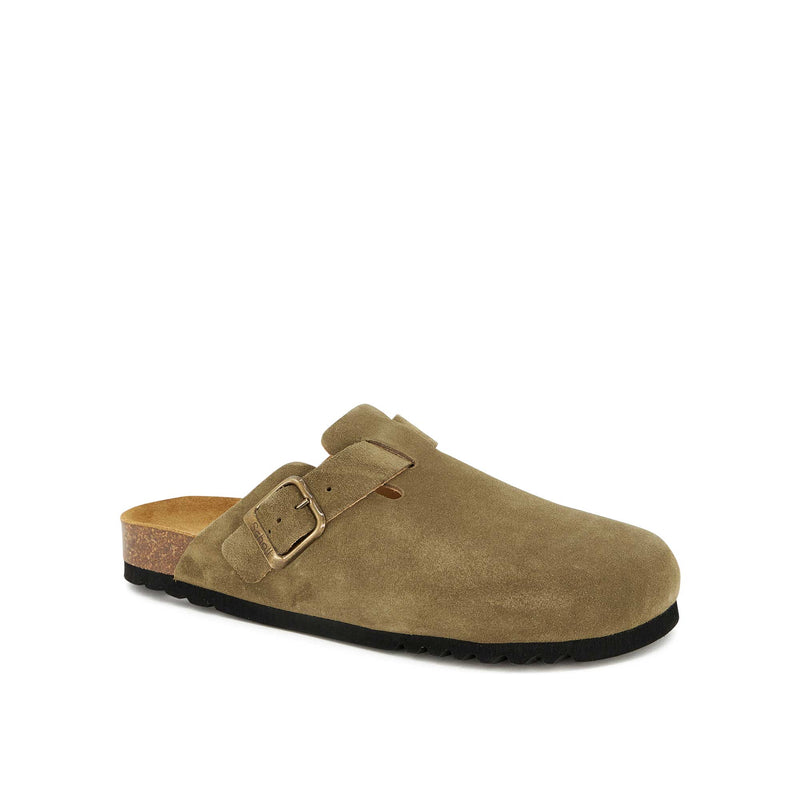 OLIVIER NEW - Pelle scamosciata - Khaki - 