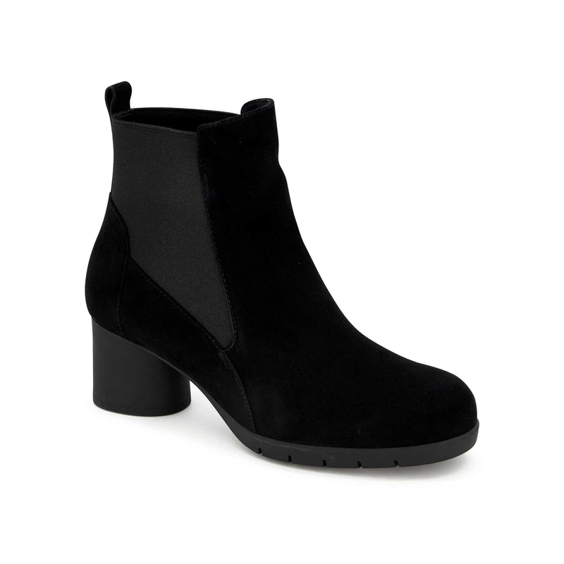 ELODIE ANKLE BOOT - Suède - Le noir - 