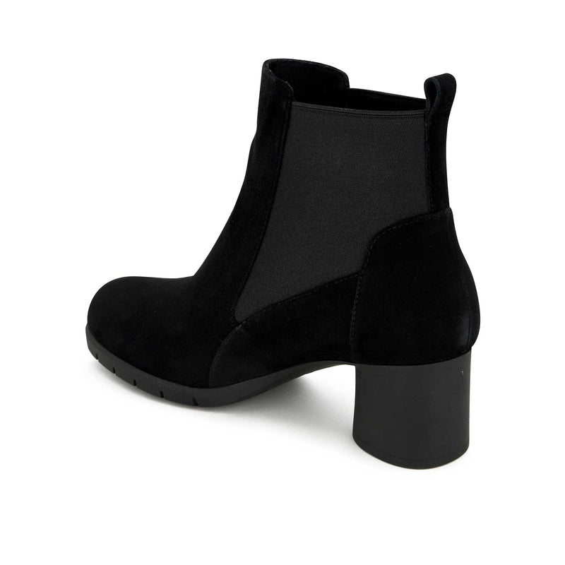 ELODIE ANKLE BOOT - Suède - Le noir - 