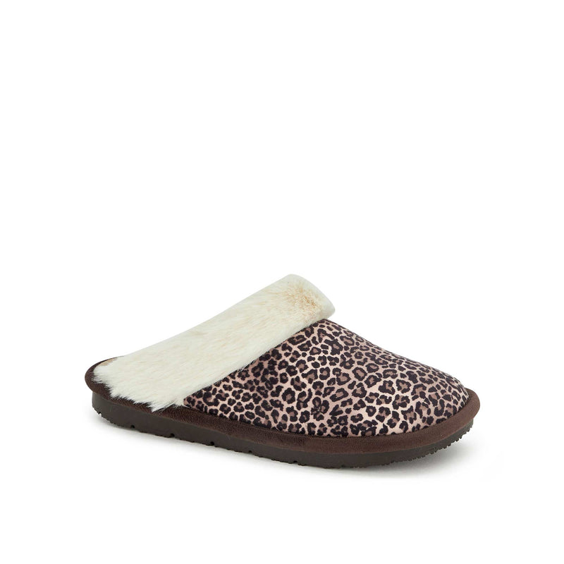 BRIENNE - Printed microfibre+synthetic - Brown multi - 