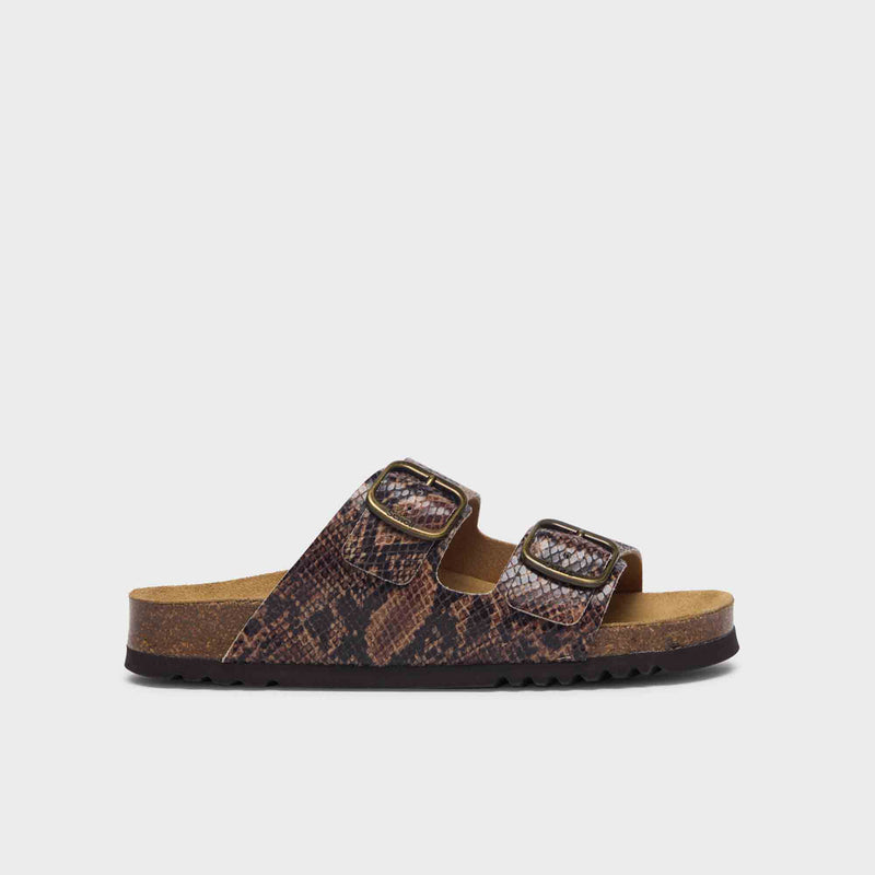 Josephine - Synthetic python - Brown - Women