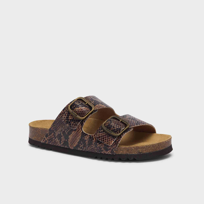 Josephine - Synthetic python - Brown - Women