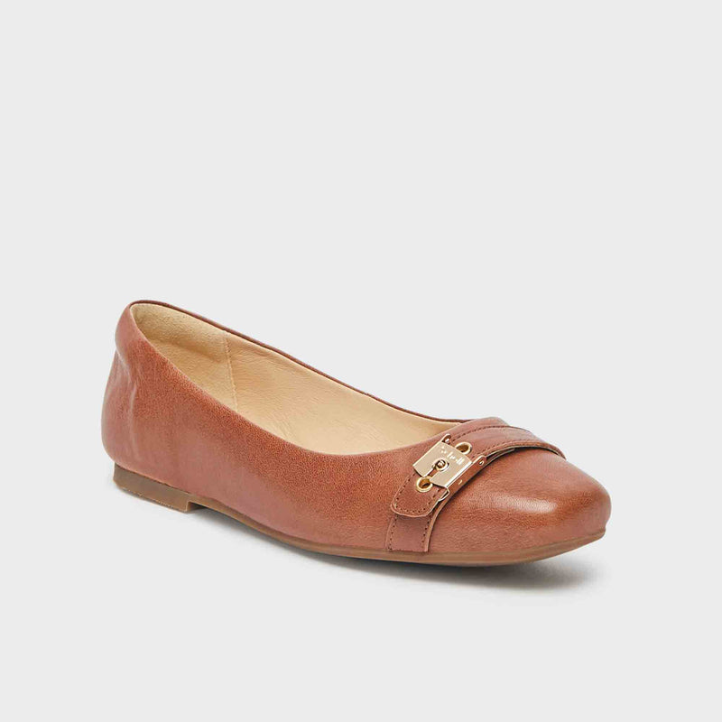 Leonor - Cuir - Cognac - Women