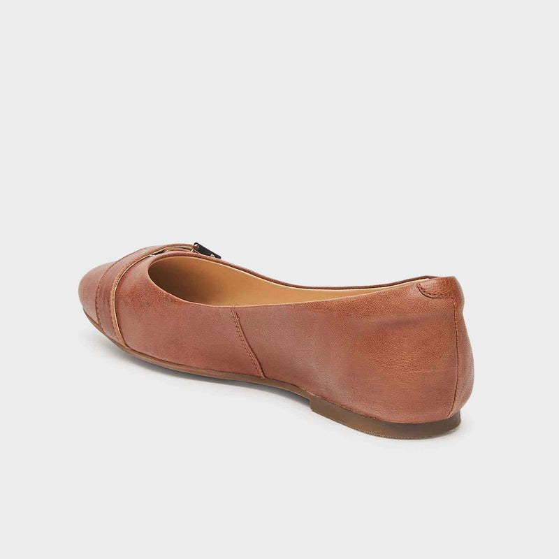 Leonor - Cuir - Cognac - Women