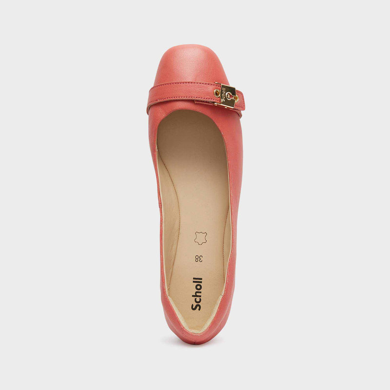 Leonor - Leather - Coral - Women