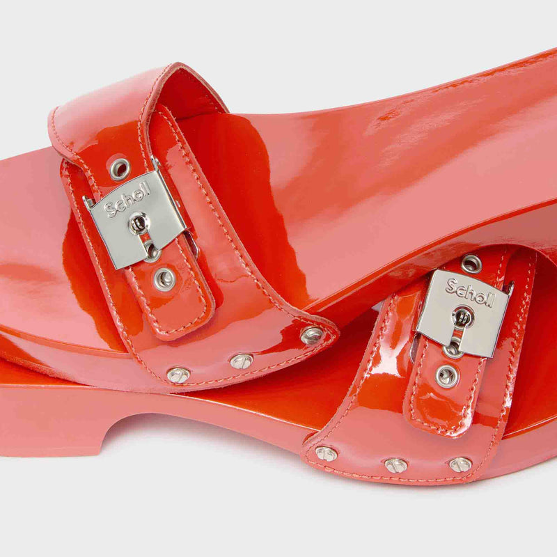 Pescura Cameron - Patent leather - Coral - Women