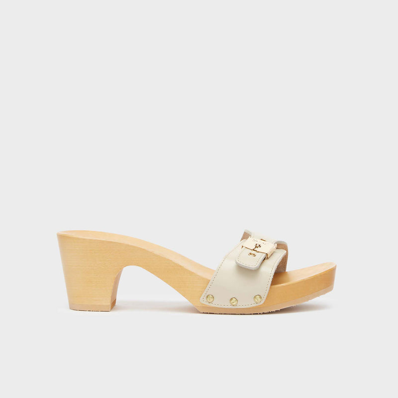 Pescura Cameron Mid - Leder - Off-white - Women