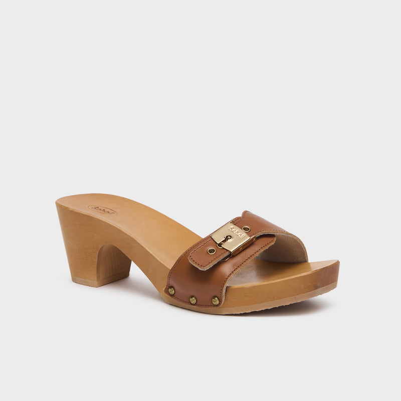 Pescura Cameron Mid - Leder - Cognac - Women