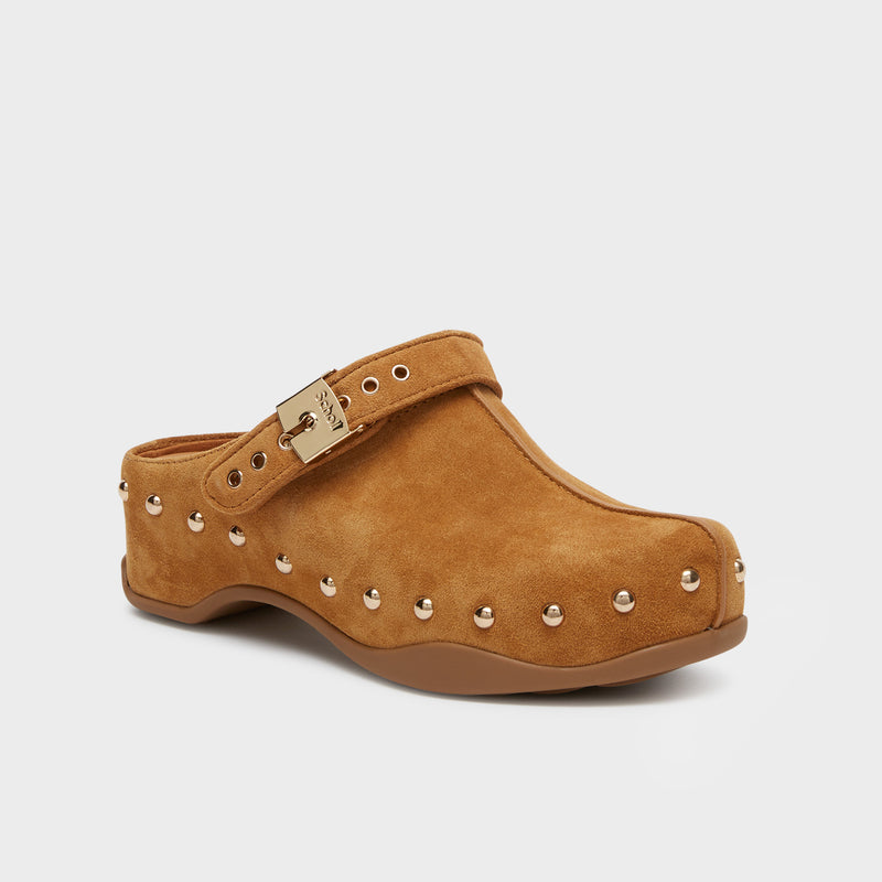 Pescura Phoebe - Pelle scamosciata - Cognac - Women