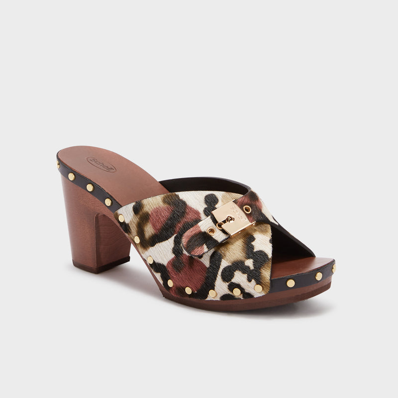 Pescura Vicky - Pony leather - White/multi - Women