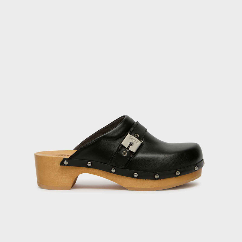 Pescura Clog 50 - Leder - Black/honey - Women