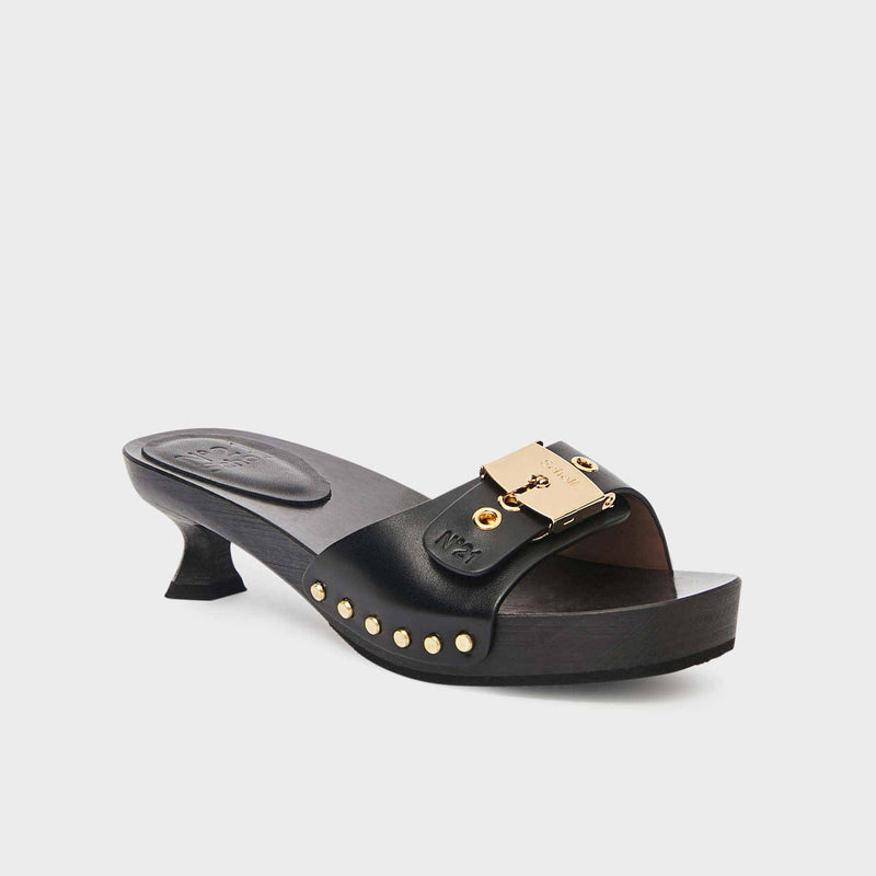 PESCURA GRINGO - Cuir - Le noir - Women