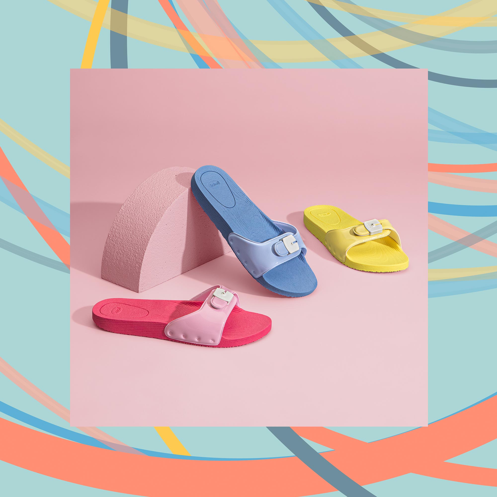 Slides Cherry Scholl Pop | Scholl Shoes